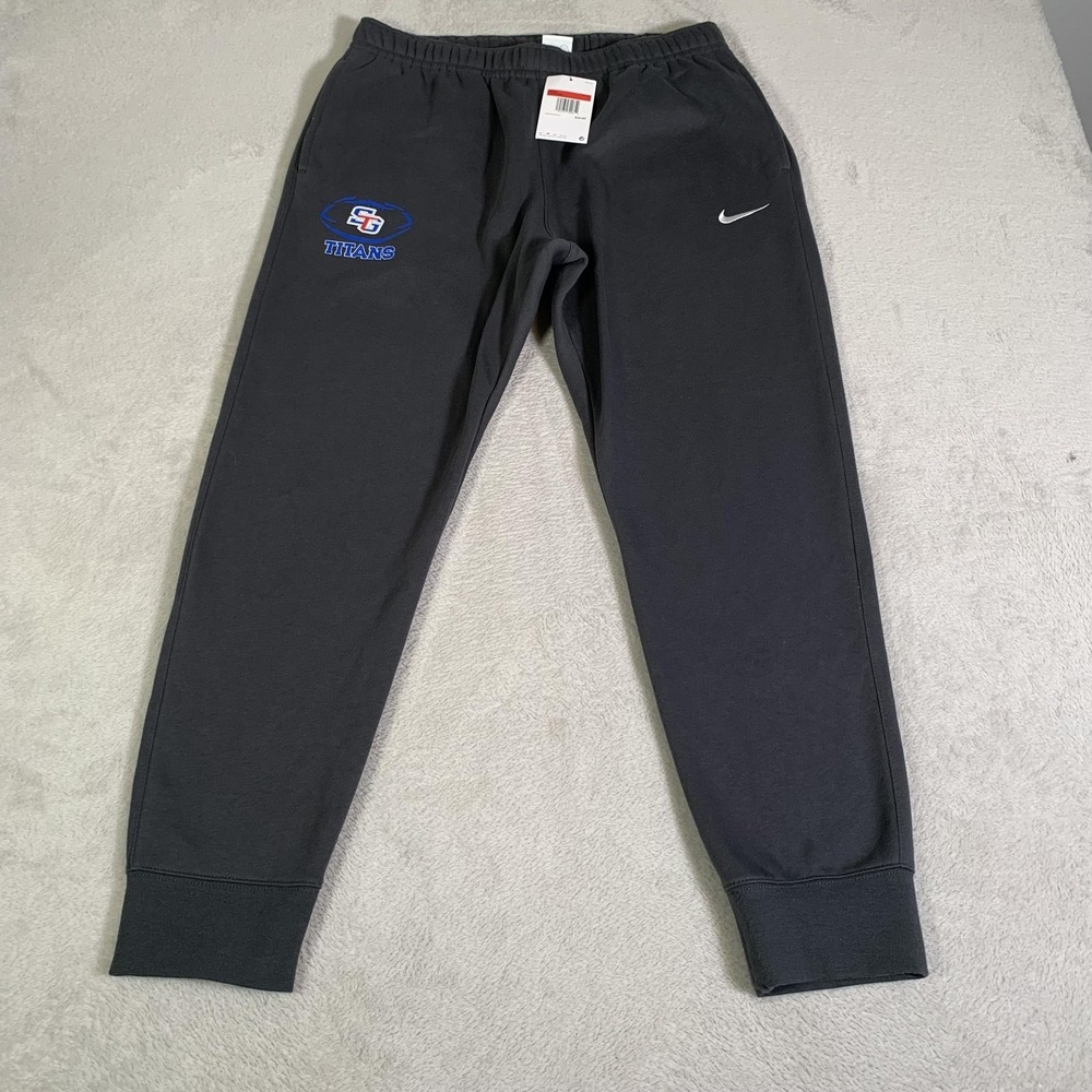 SG Titans Pants Mens Large Gray‎ Football Nike Fleece Jogger Sweatpants NEW